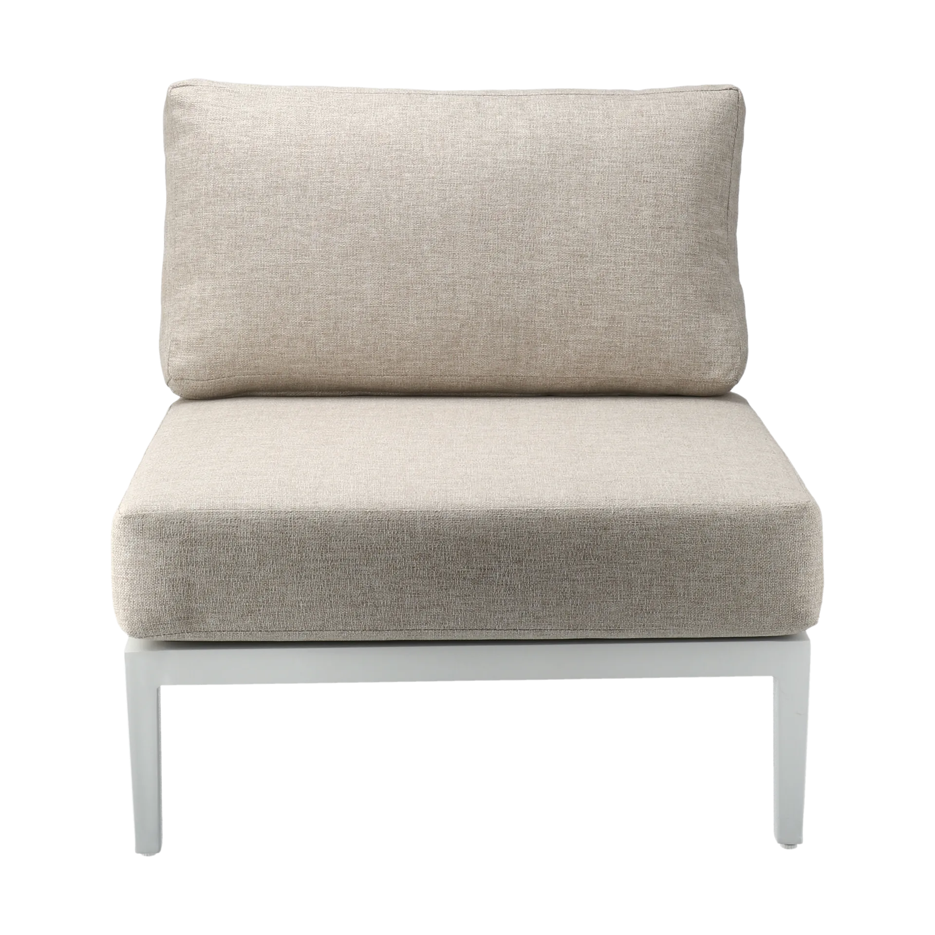1898 Canapé modulable Santander module central Blanc-beige