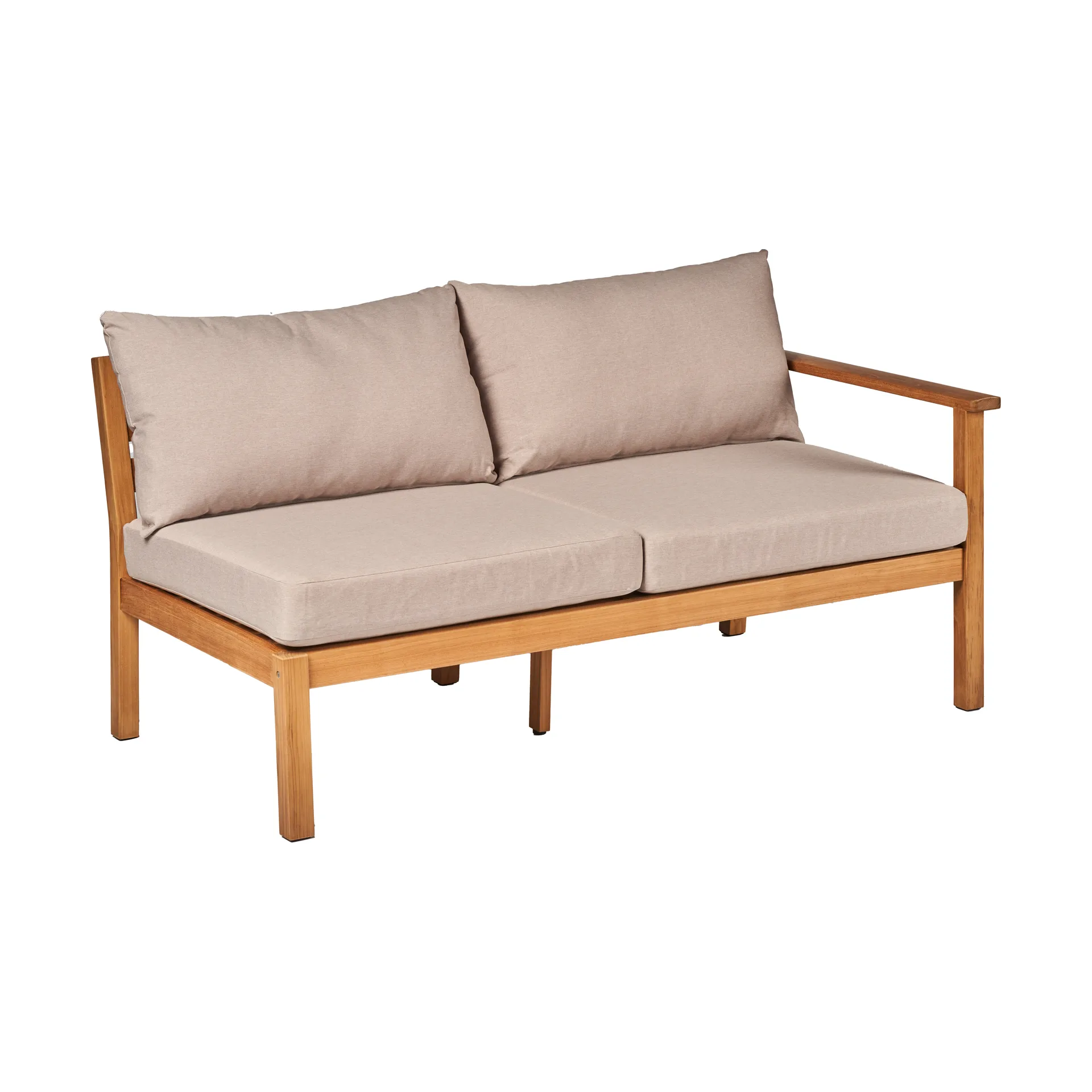 1898 Canapé Stockaryd 2 places module gauche teak/beige