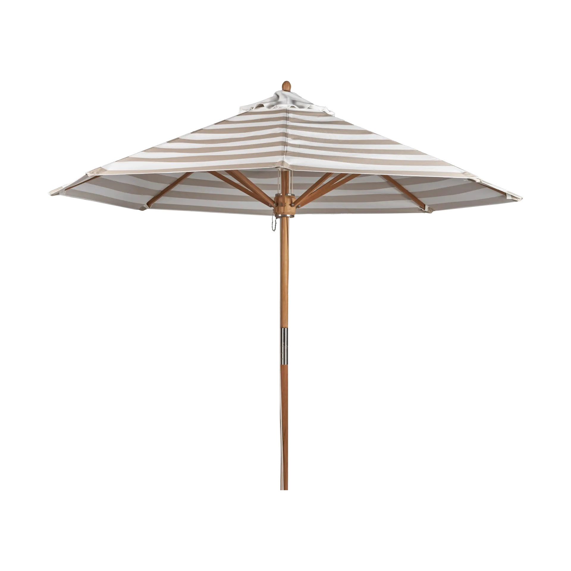 1898 Hisshult parasoll Ø270 cm Beige stripe-teak
