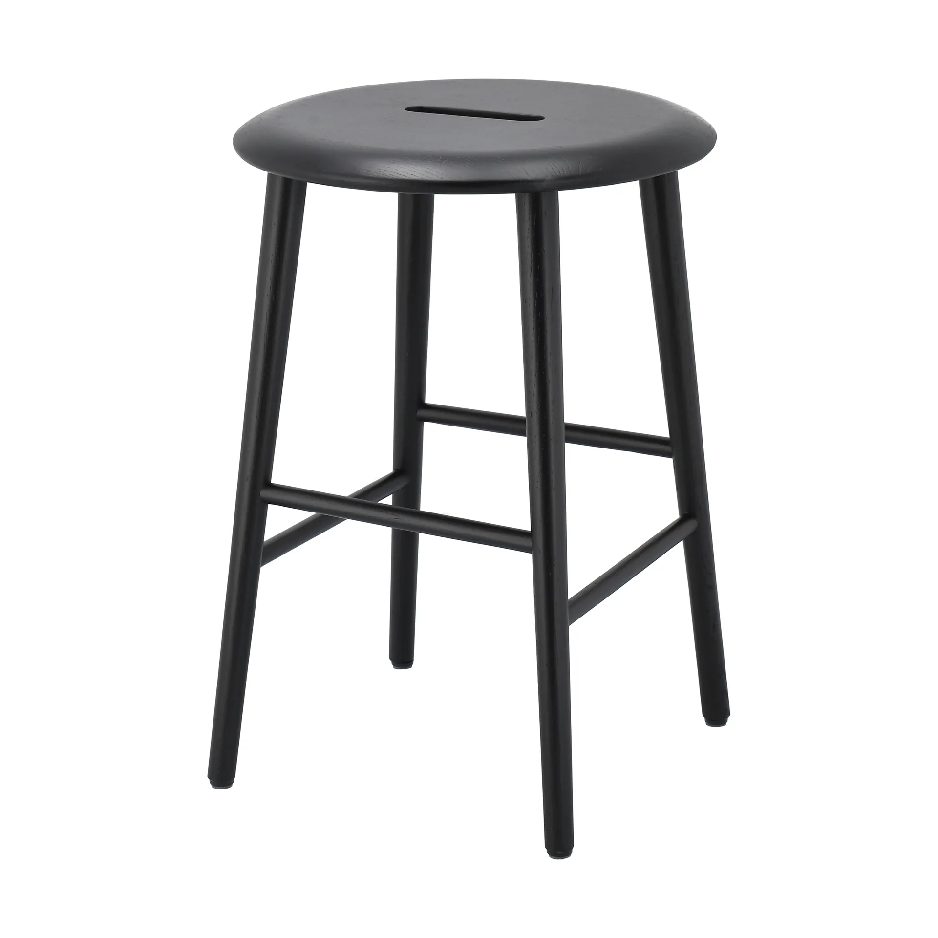 1898 Tabouret Norrabo Chêne laqué noir