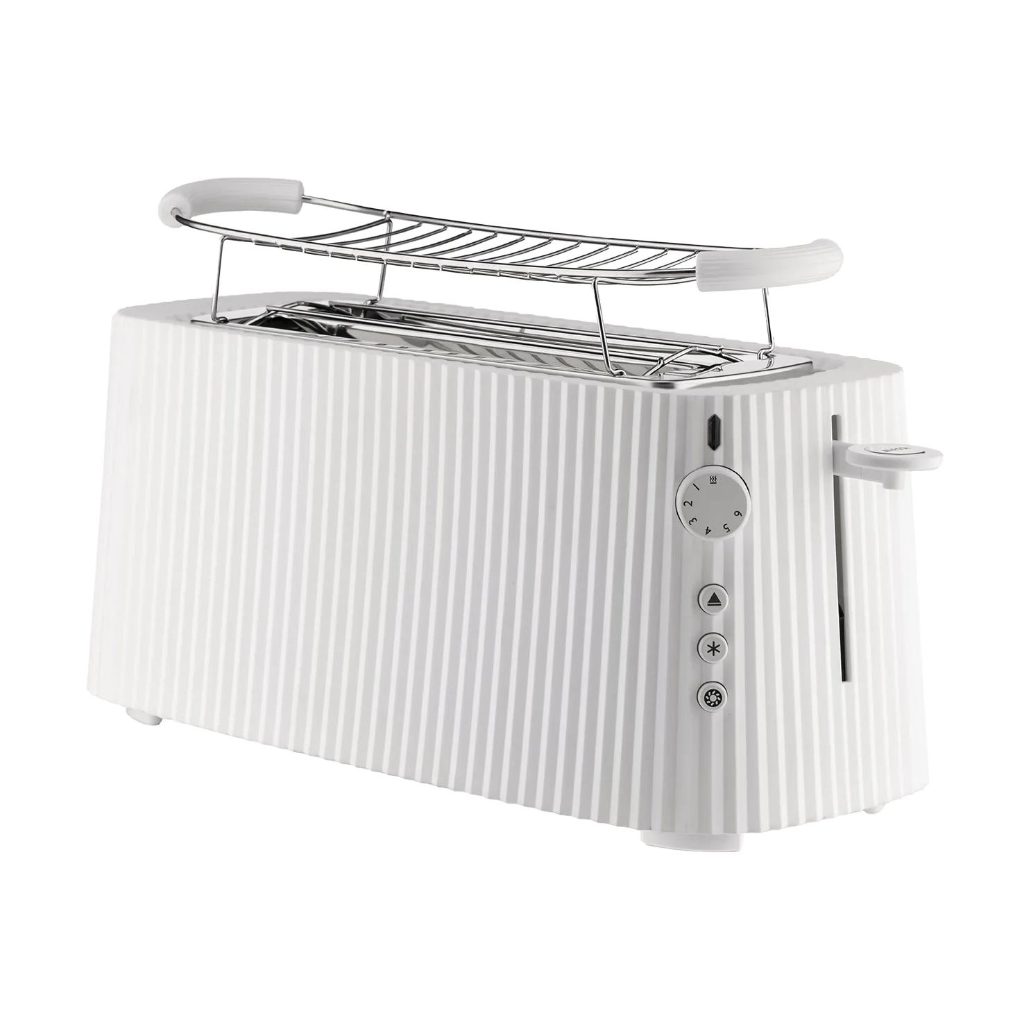 Alessi Plissé brødrister dobbelt Hvid
