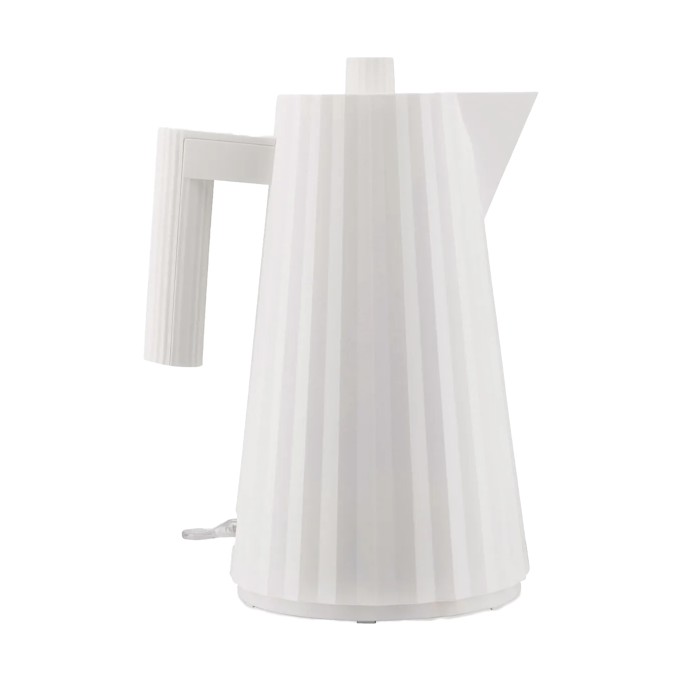 Alessi Plissé elkedel 1,7 l Hvid