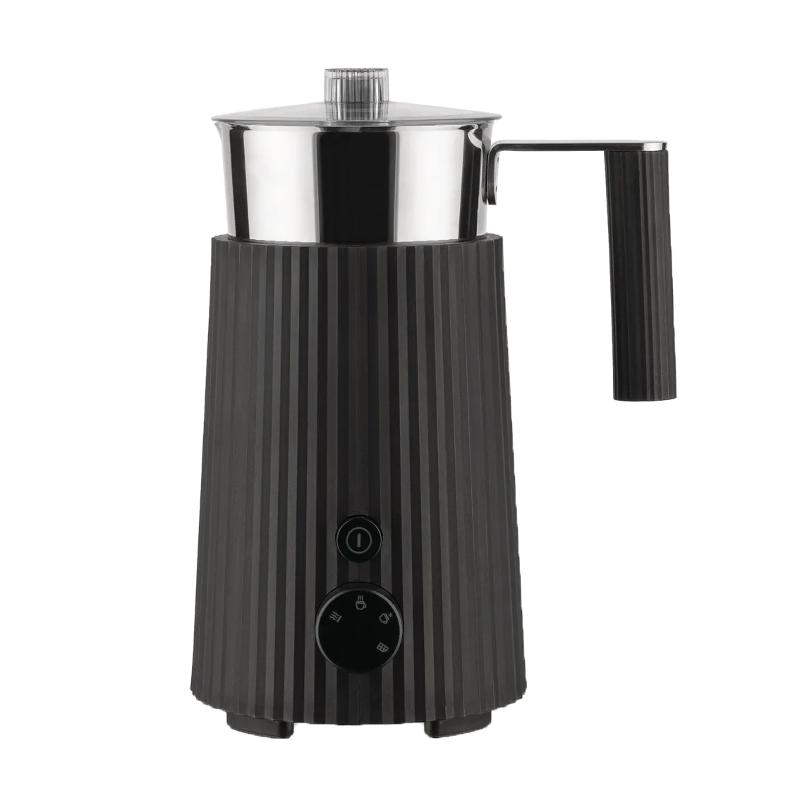 Alessi Pliss&eacute; mj&ouml;lkskummare 35 cl Svart