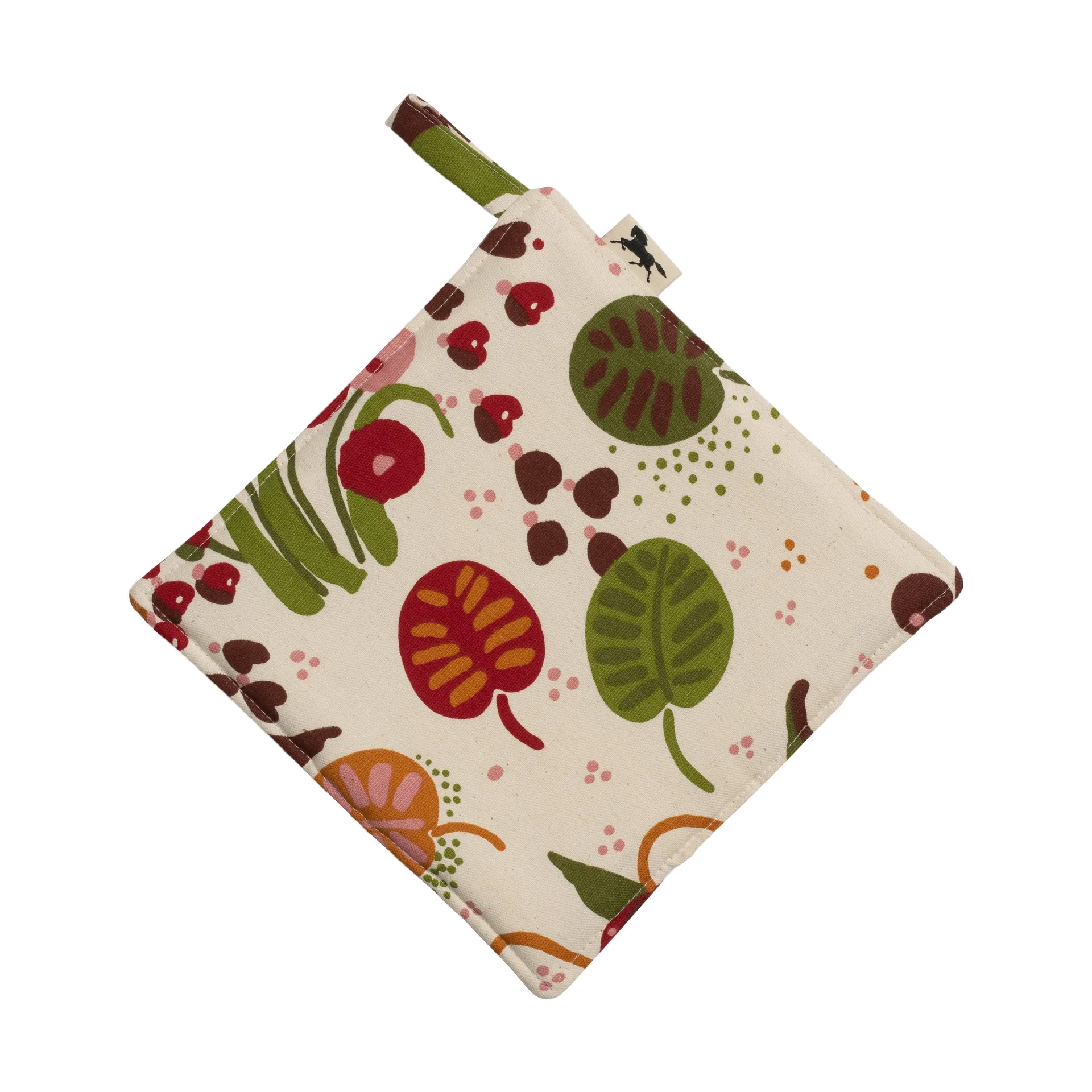 Almedahls Ailanthus grydelap 23x23 cm Flerfarvet