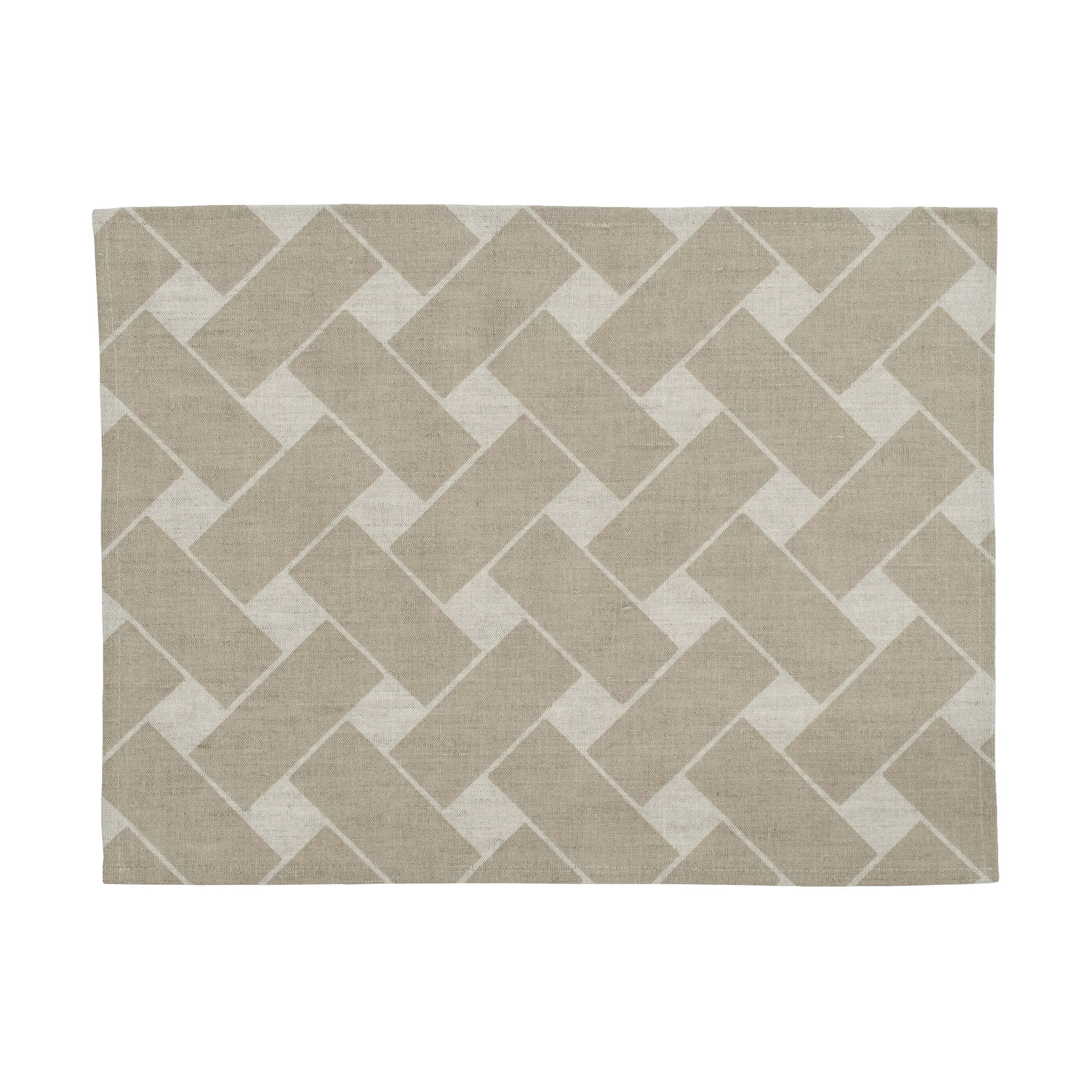 Almedahls Korg XL dækkeserviet 34x45 cm 2-pak Natur-taupe billede