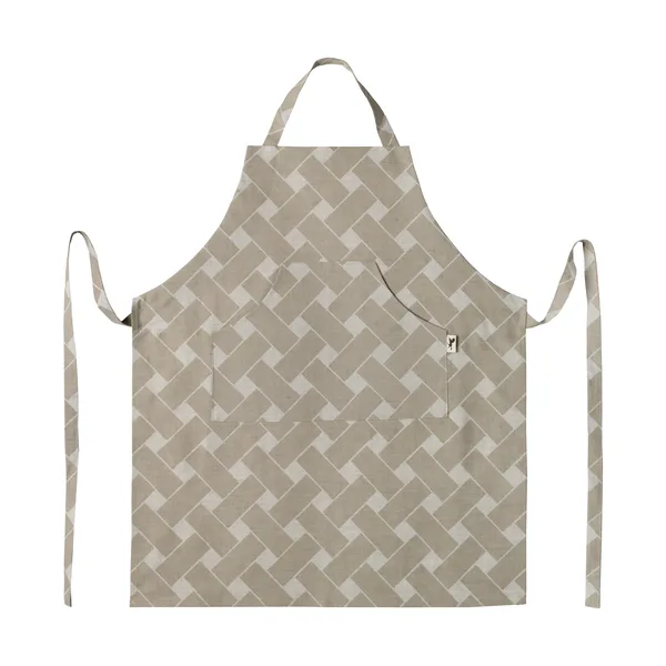 Korg XL förkläde, Natur-taupe
