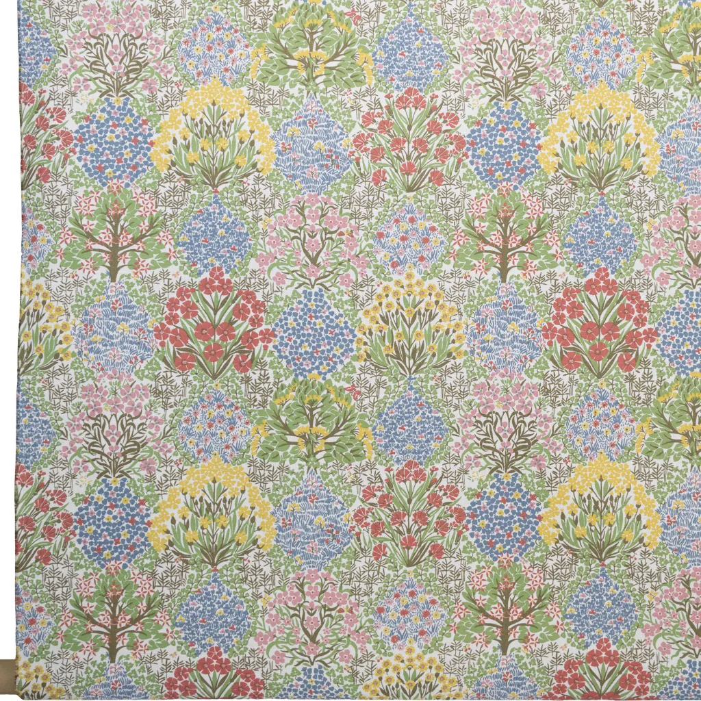 Almedahls Tissu Botanic Garden Multi-Bleu