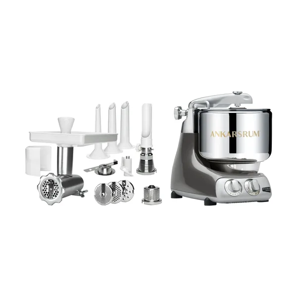 Ankarsrum assistent köttkvarnspaket - Black chrome