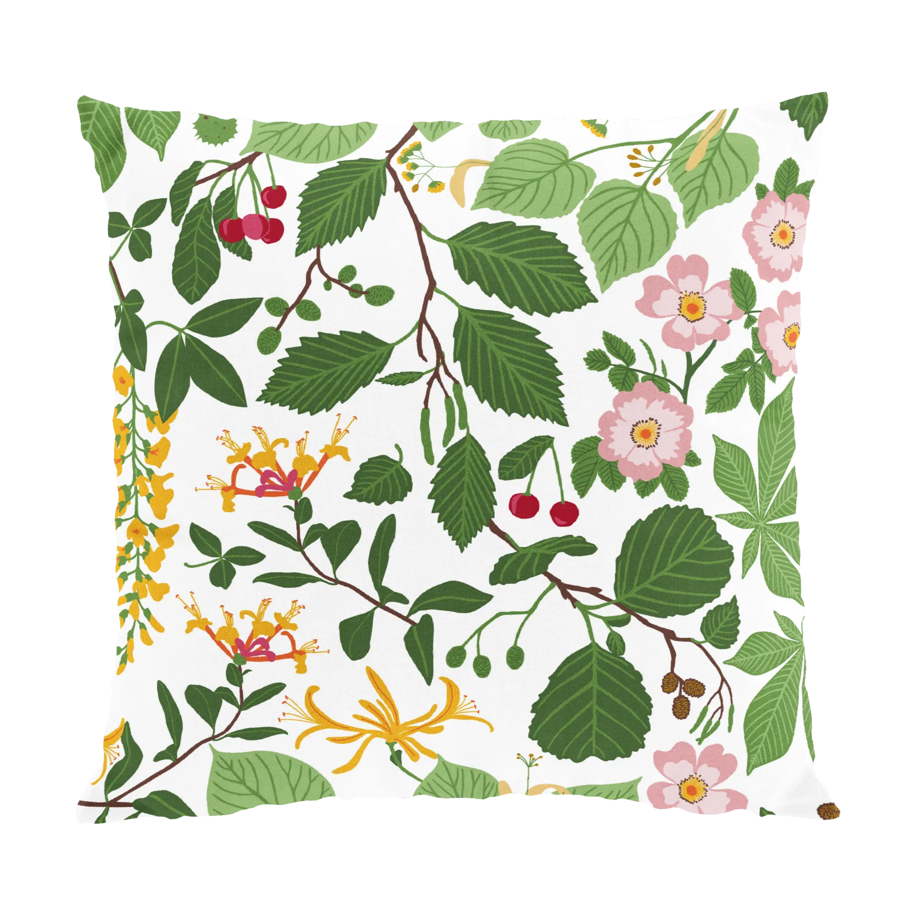 Arvidssons Textil Housse de coussin Haga cm Vert