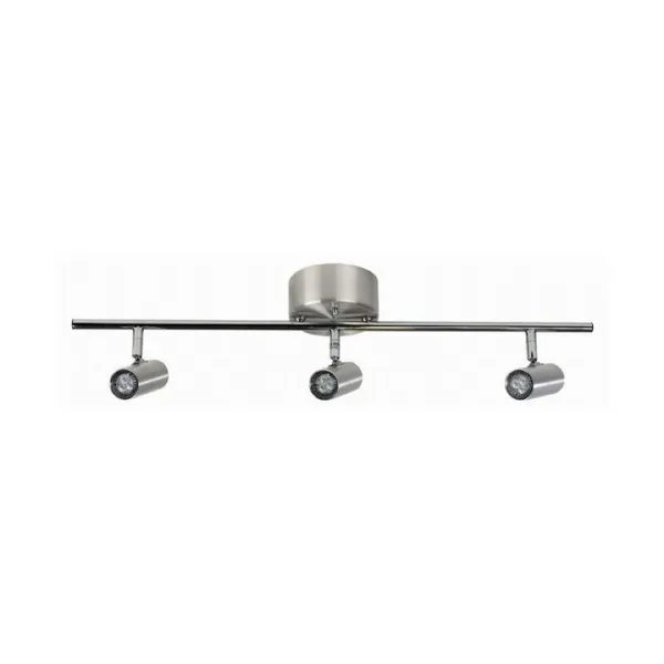 Cato 3-spotlight rak 66 cm, Aluminium