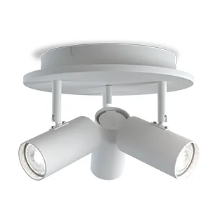 Belid Tyson 3-spotlight Ø25 cm Hvid