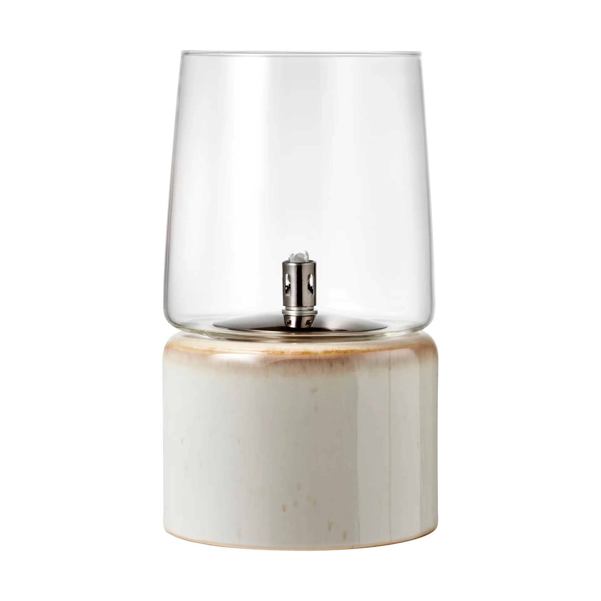 Bitz Lampe à huile Bitz Gastro Ø15x26 cm Blanc crème