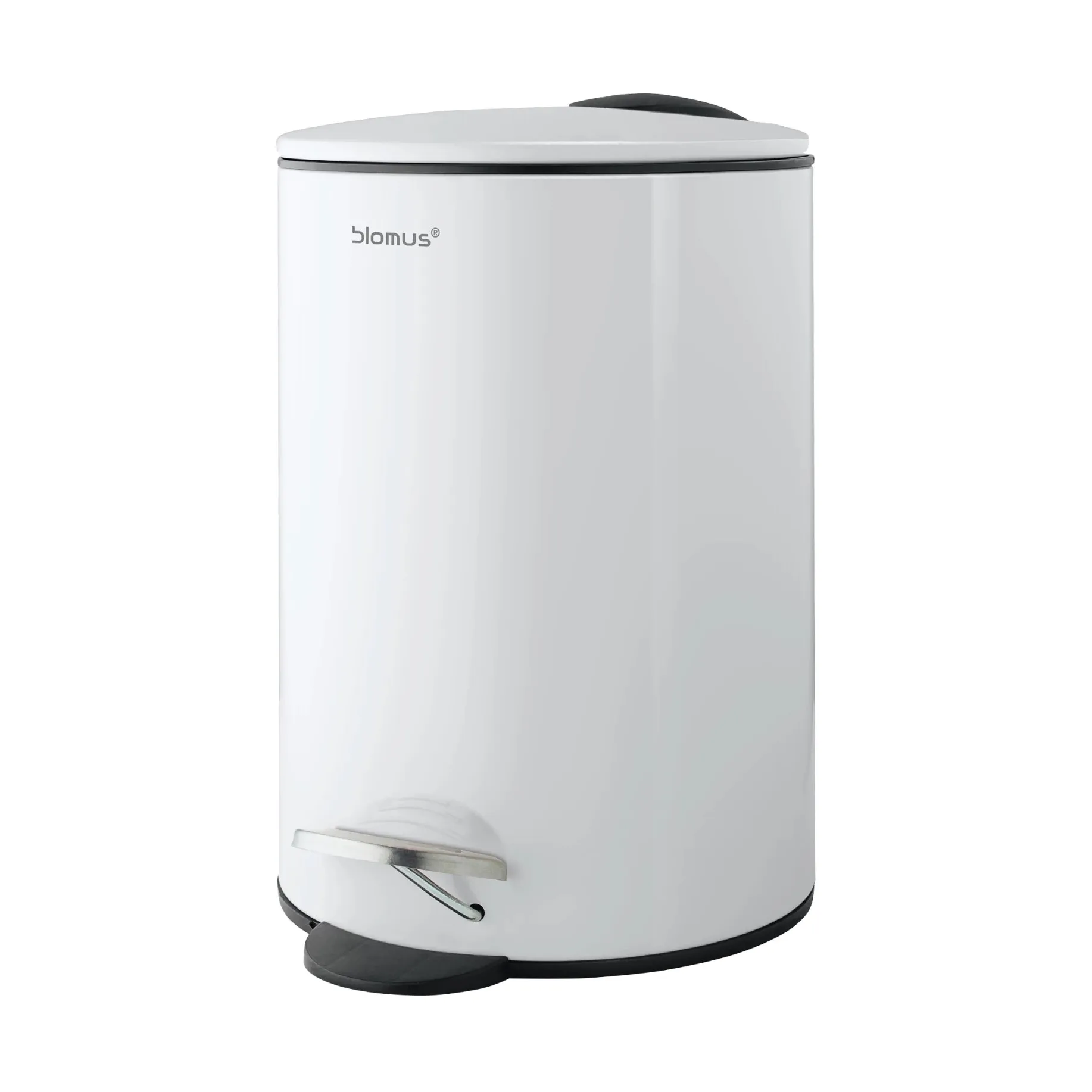 blomus Poubelle à pédale Tubo 3 L Blanc