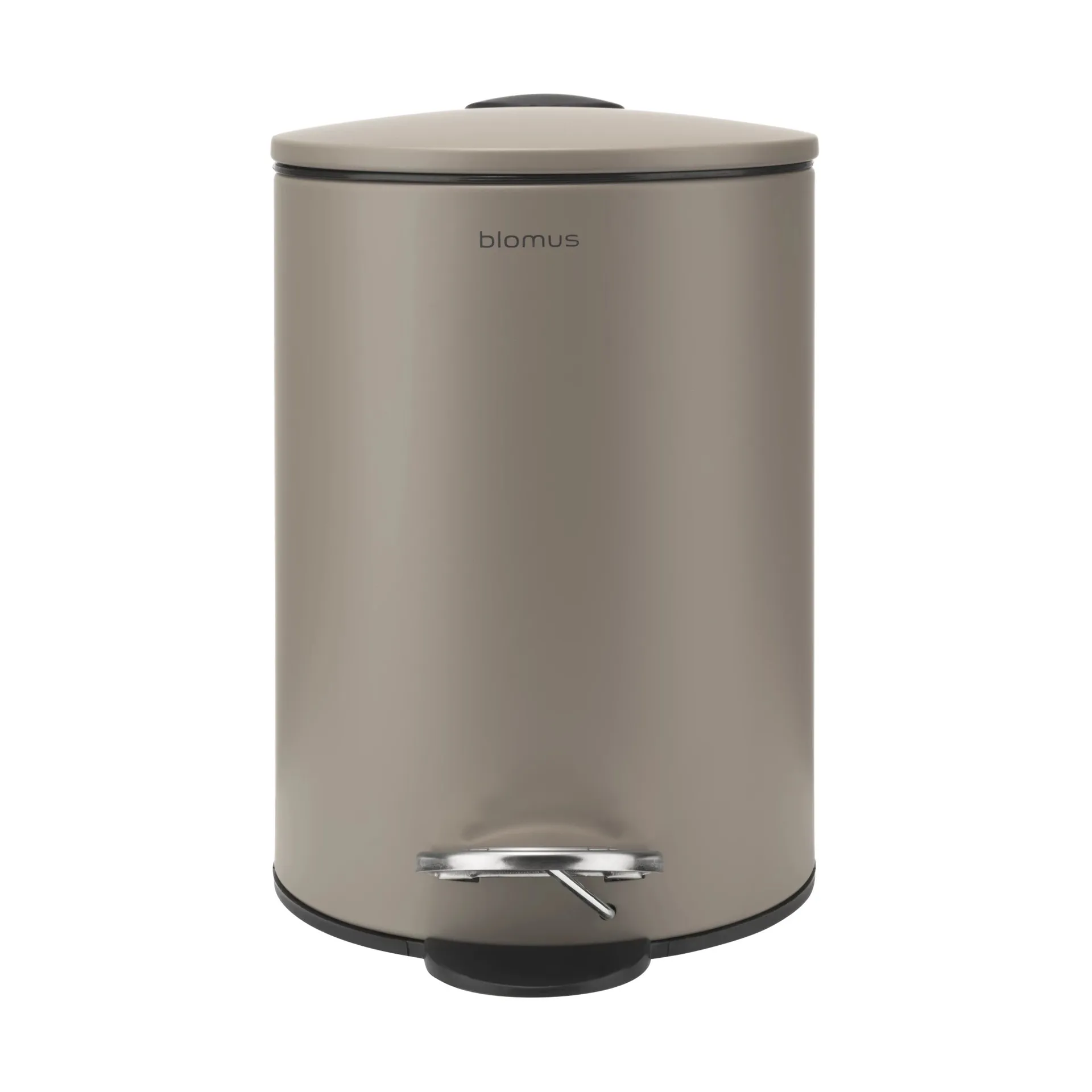 blomus Poubelle à pédale Tubo 3 L Taupe