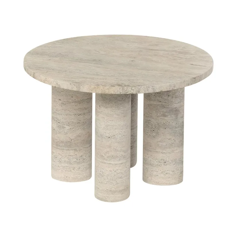 blomus Table d'appoint Volos S Ø Travertine