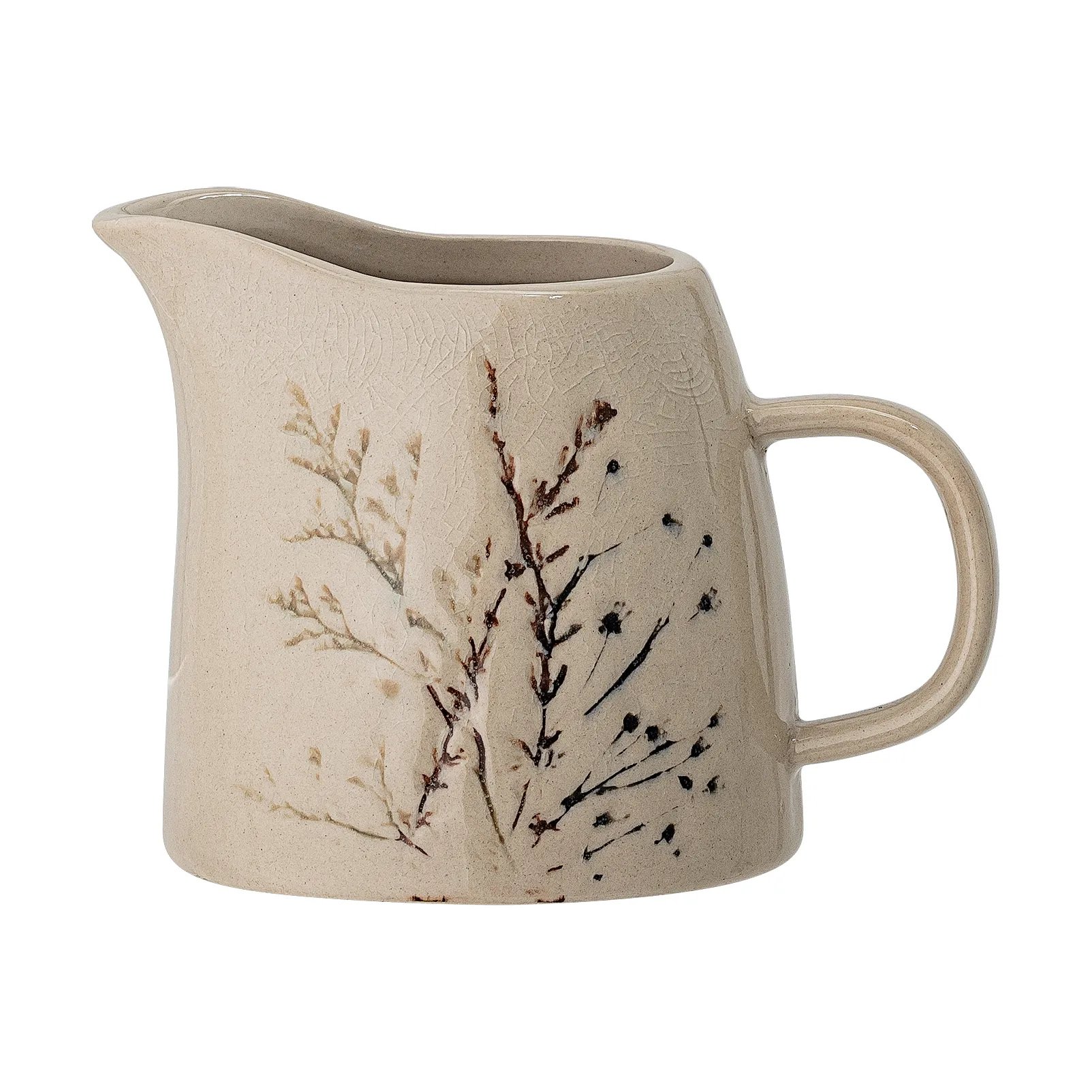 Bloomingville - Bea Flødekande, Natur, Stentøj, D8xH9 cm