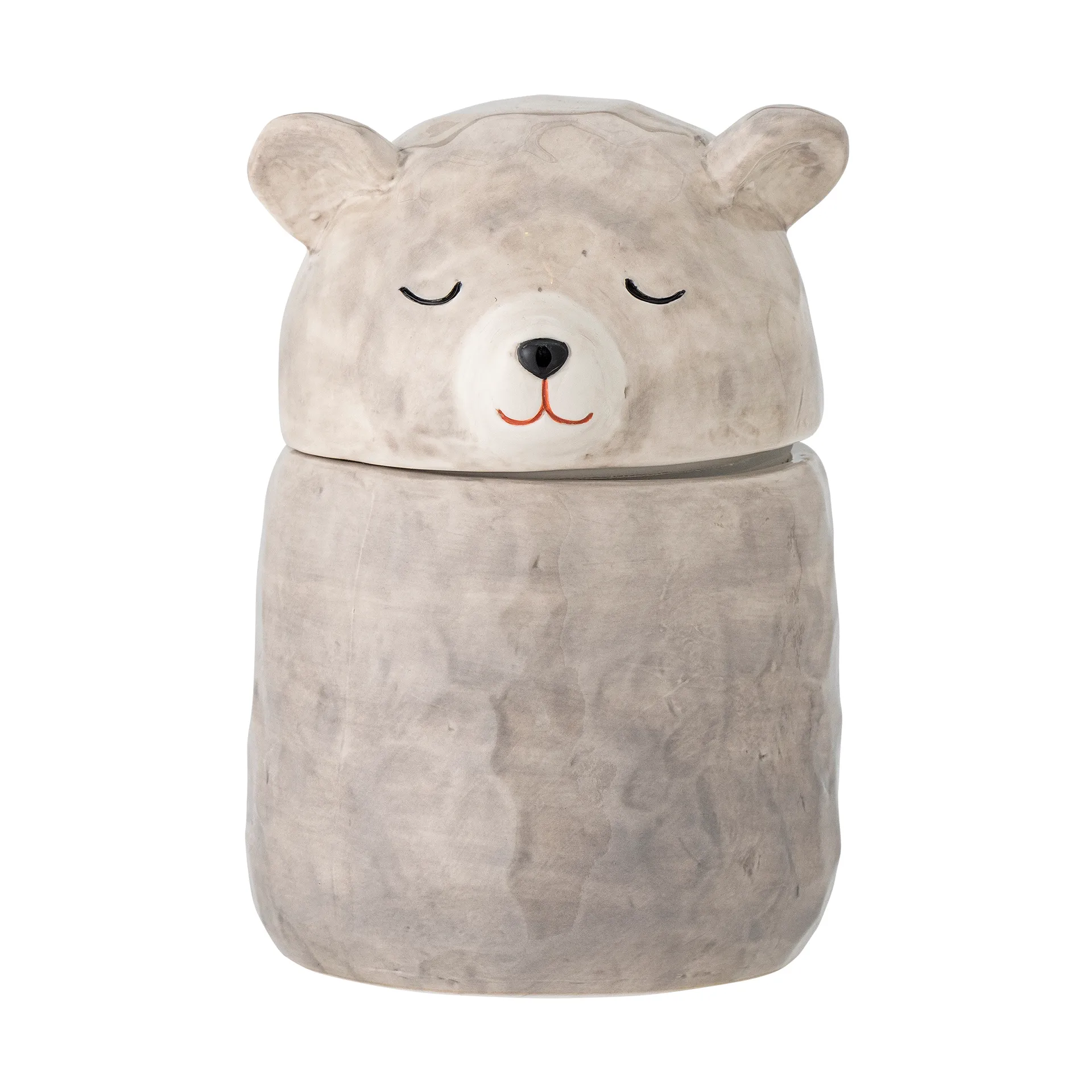 Bloomingville Boîte Puk avec couvercle Ø Gris