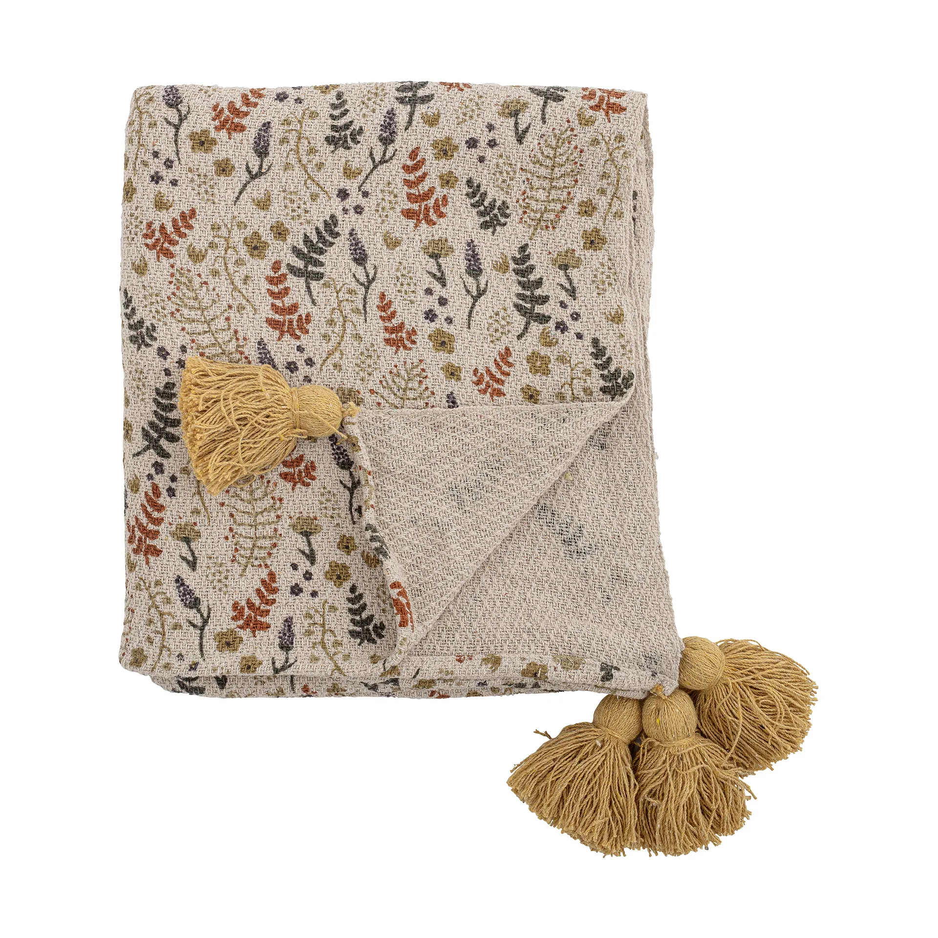 Bloomingville Couverture Filipa cm Jaune