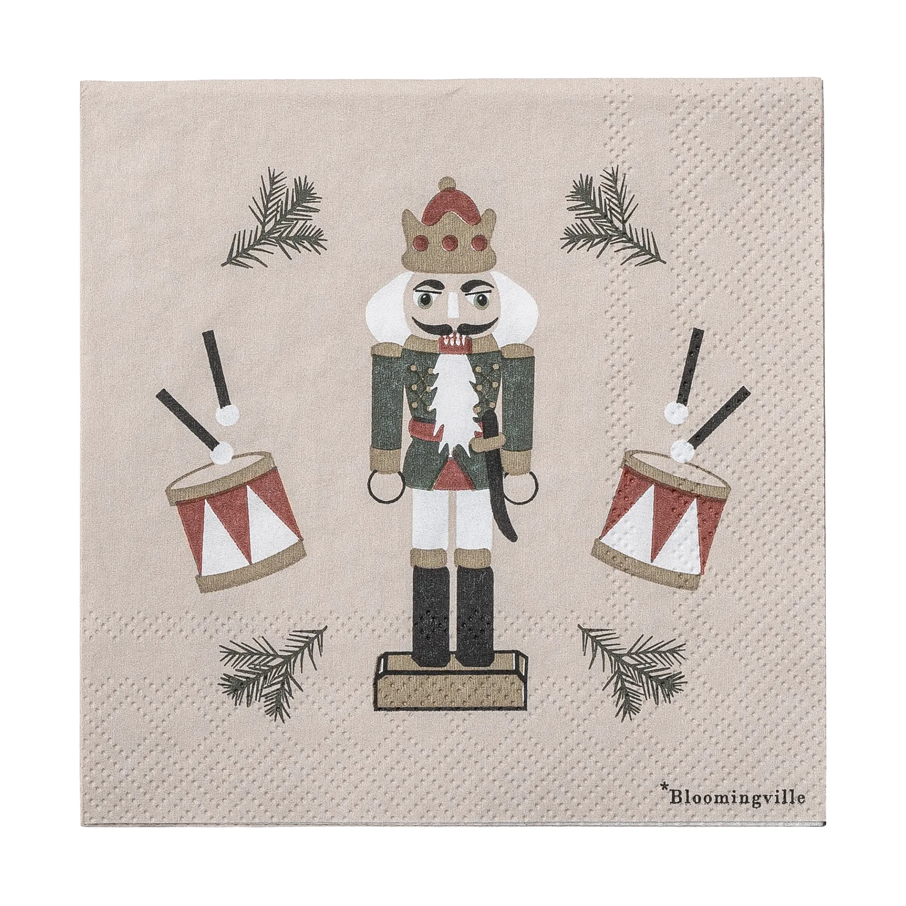Bloomingville Serviettes en papier Jolly cm paquet de 20 Multi