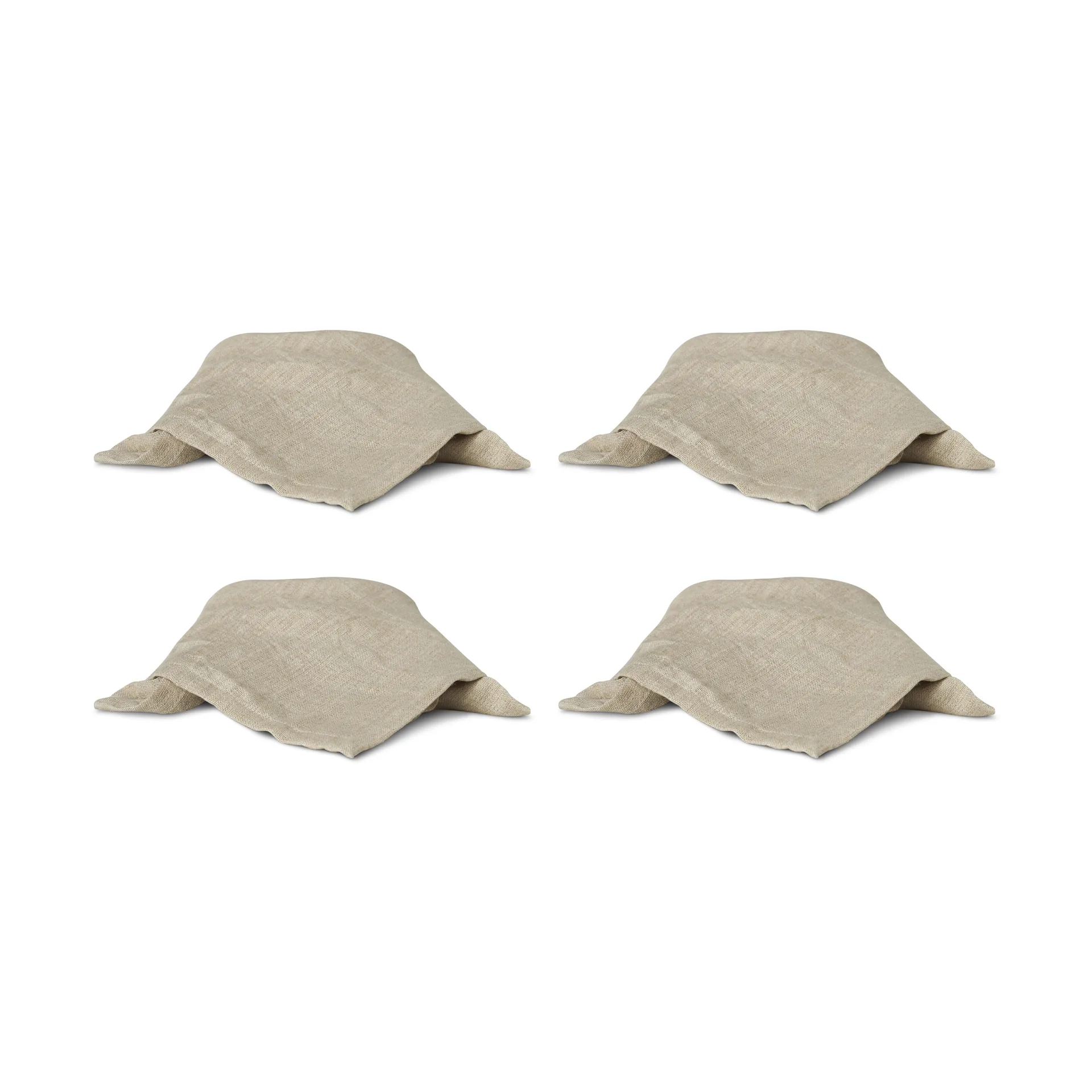 Boel & Jan Serviette en lin Mandela cm Beige