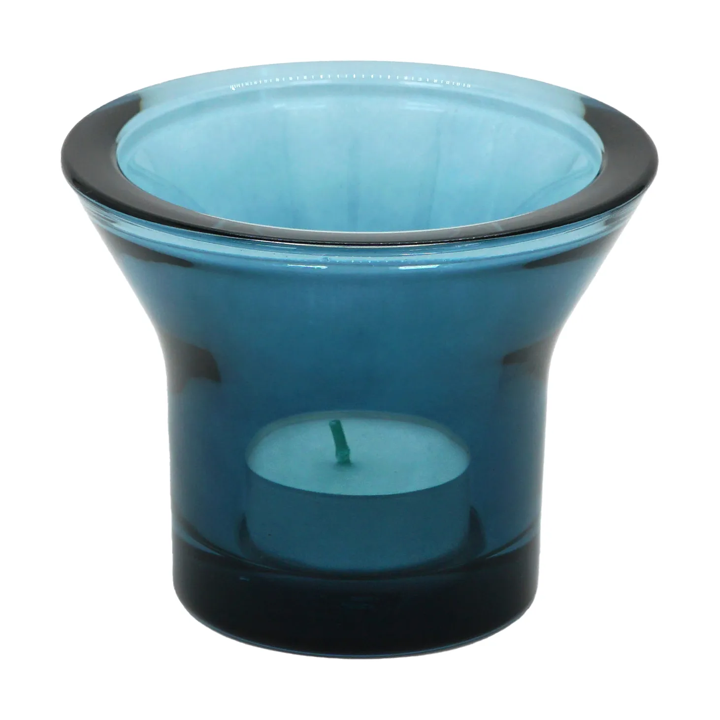 Born In Sweden Bougeoir chauffe-plat Lumi Ø Bleu pétrole