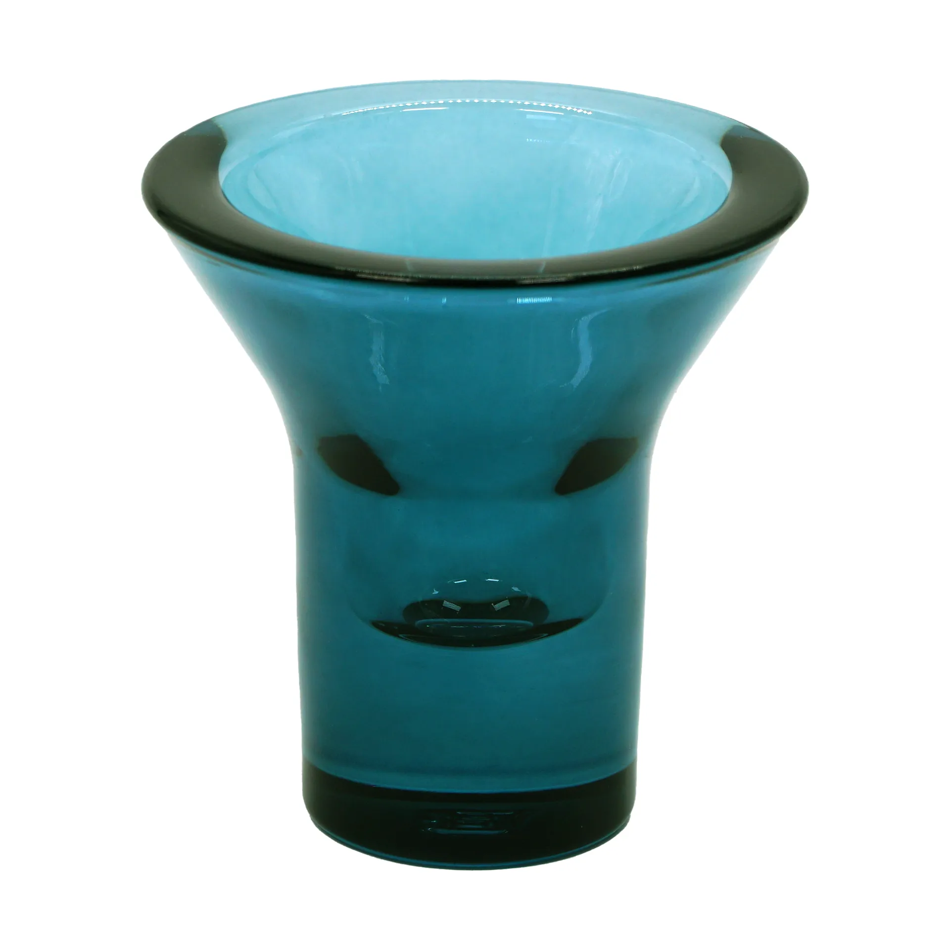 Born In Sweden Bougeoir Lumi 8 cm Bleu pétrole