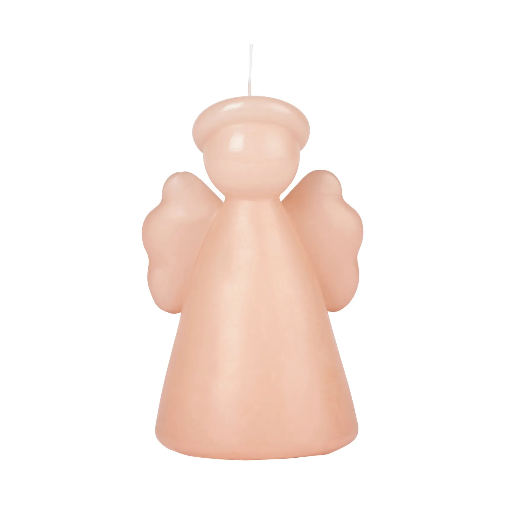 Broste Copenhagen Bougie Angel sculpture Dusty peach rose