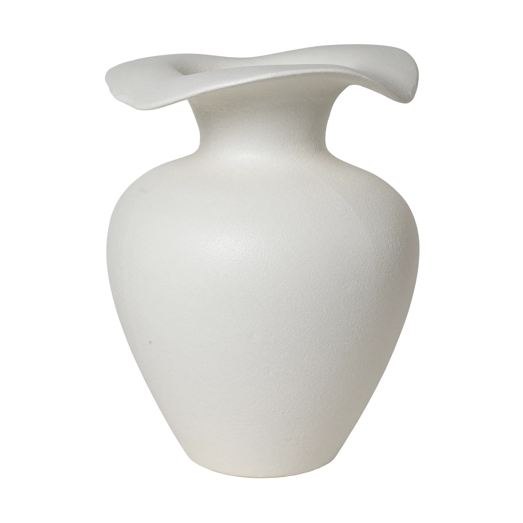 Broste Copenhagen Florentina vase M 32 cm White