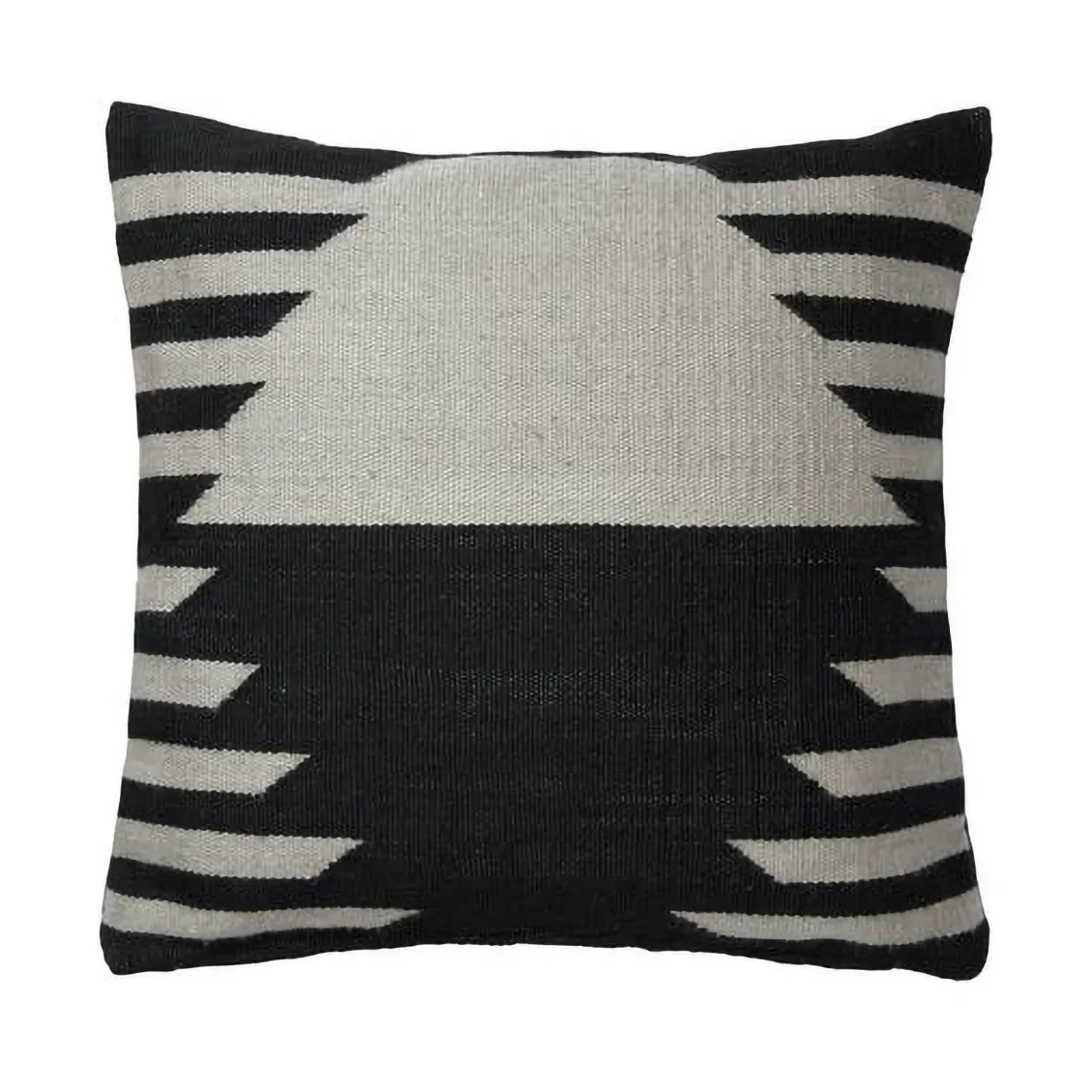 Broste Copenhagen Housse de coussin Hedda cm Noir