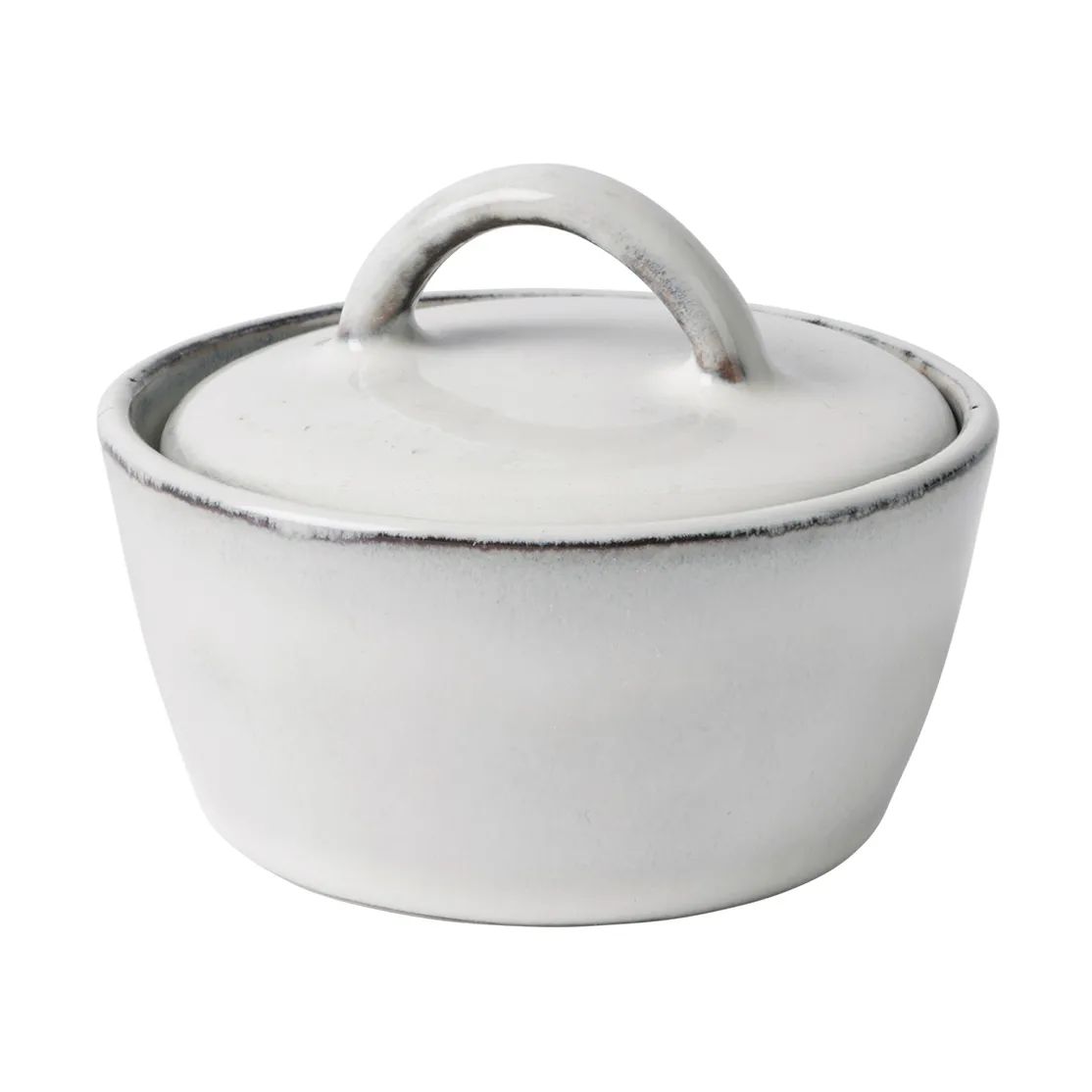 Broste Copenhagen Nordic Sand skål med låg Ø8 cm