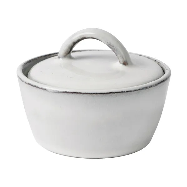 Nordic Sand skål med lock, Ø8 cm