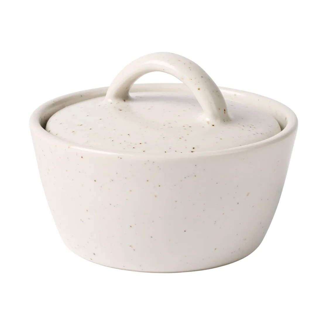 Broste Copenhagen Nordic Vanilla skål med låg Ø8 cm