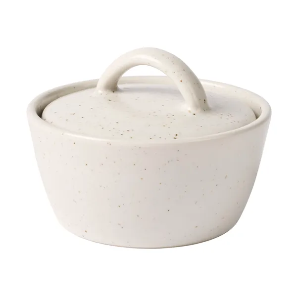 Nordic Vanilla skål med lock, Ø8 cm