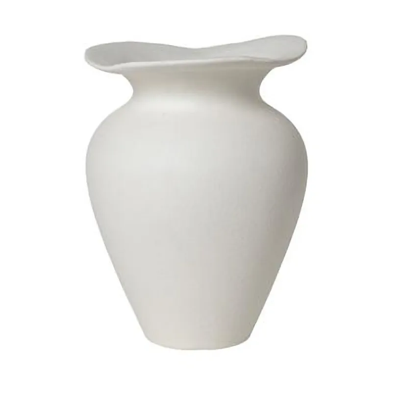 Broste Copenhagen Vase Florentina S 22,5 Blanc