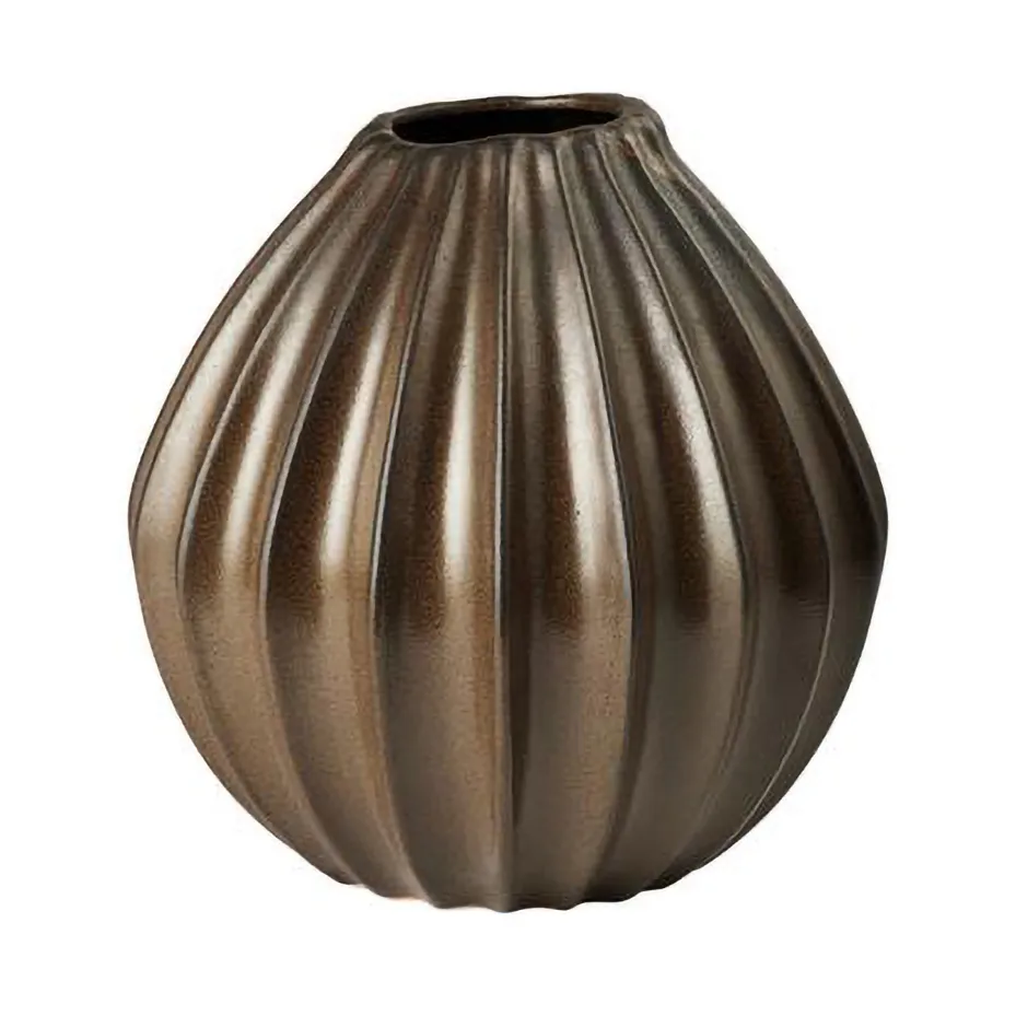 Broste Copenhagen Vase large L . Brun