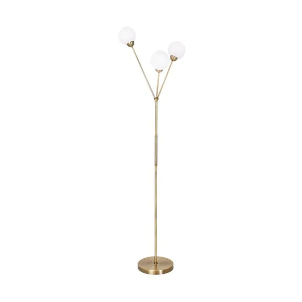 3Some golvlampa 167 cm, Antikmässing