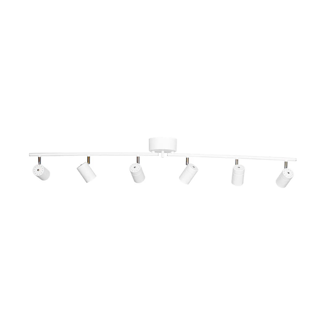 By Rydéns Correct 6 loftspotlight 124 cm Mat hvid