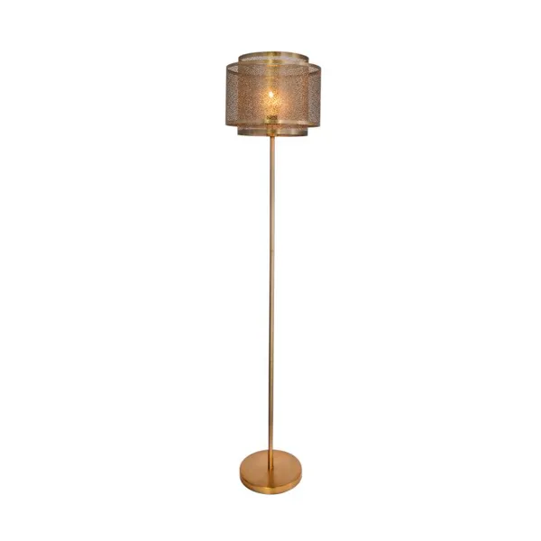 Hermine golvlampa 157 cm, Mässing