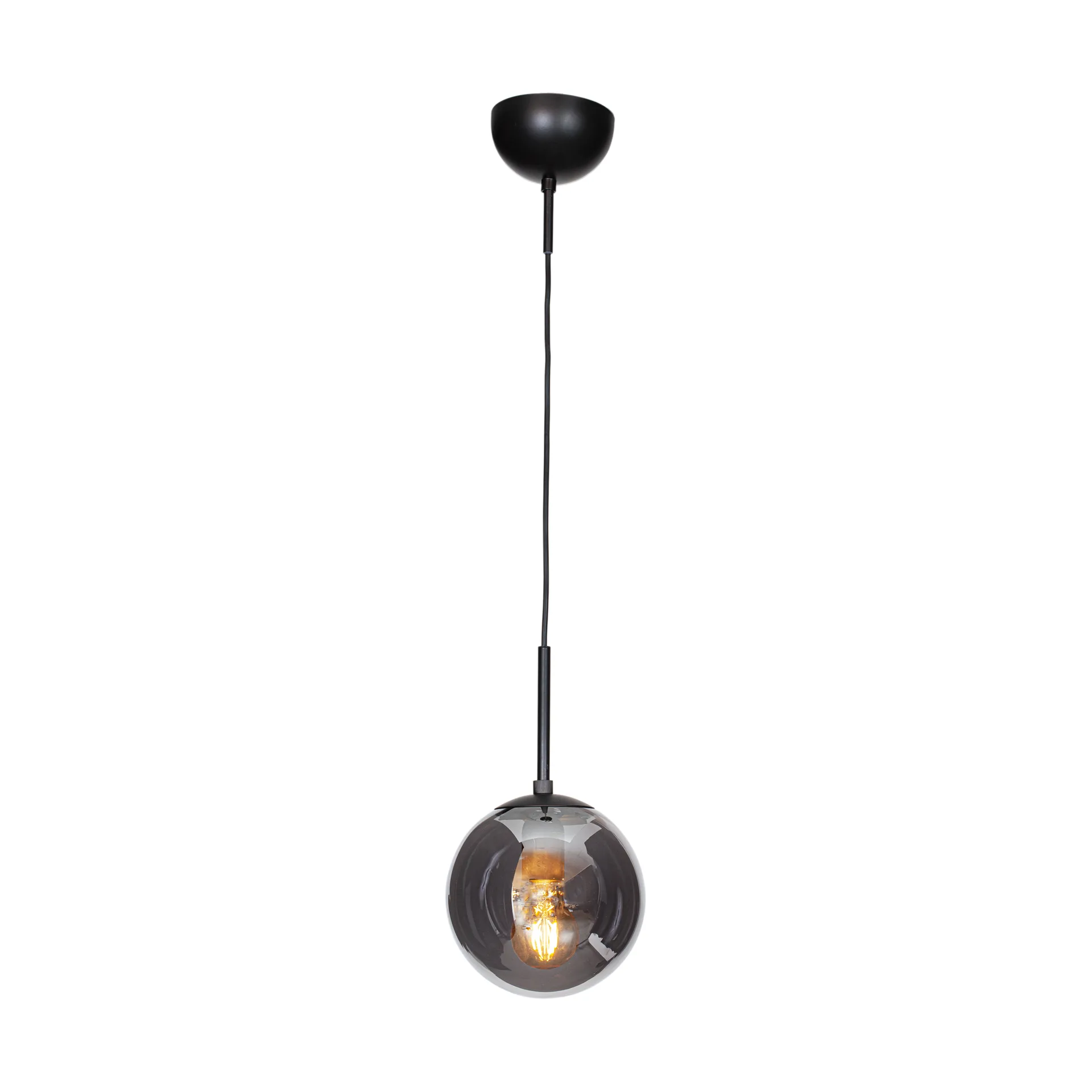 By Rydéns Lampe à suspension Boyle Ø Gris fumé