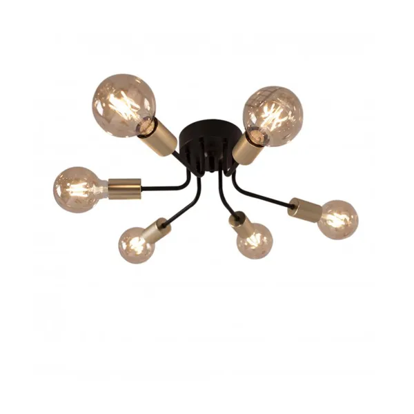 Monroe plafond Ø50 cm, Brass