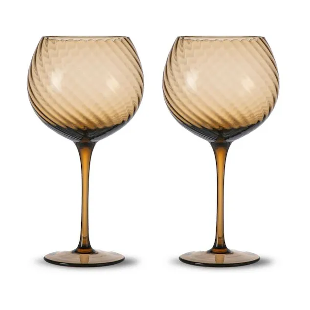 Byon Opacity vinglas 47 cl 2-pak Brun