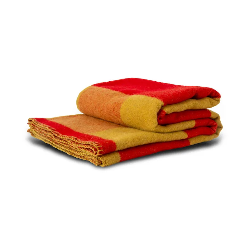 Byon Plaid Embrace cm Rouge-jaune