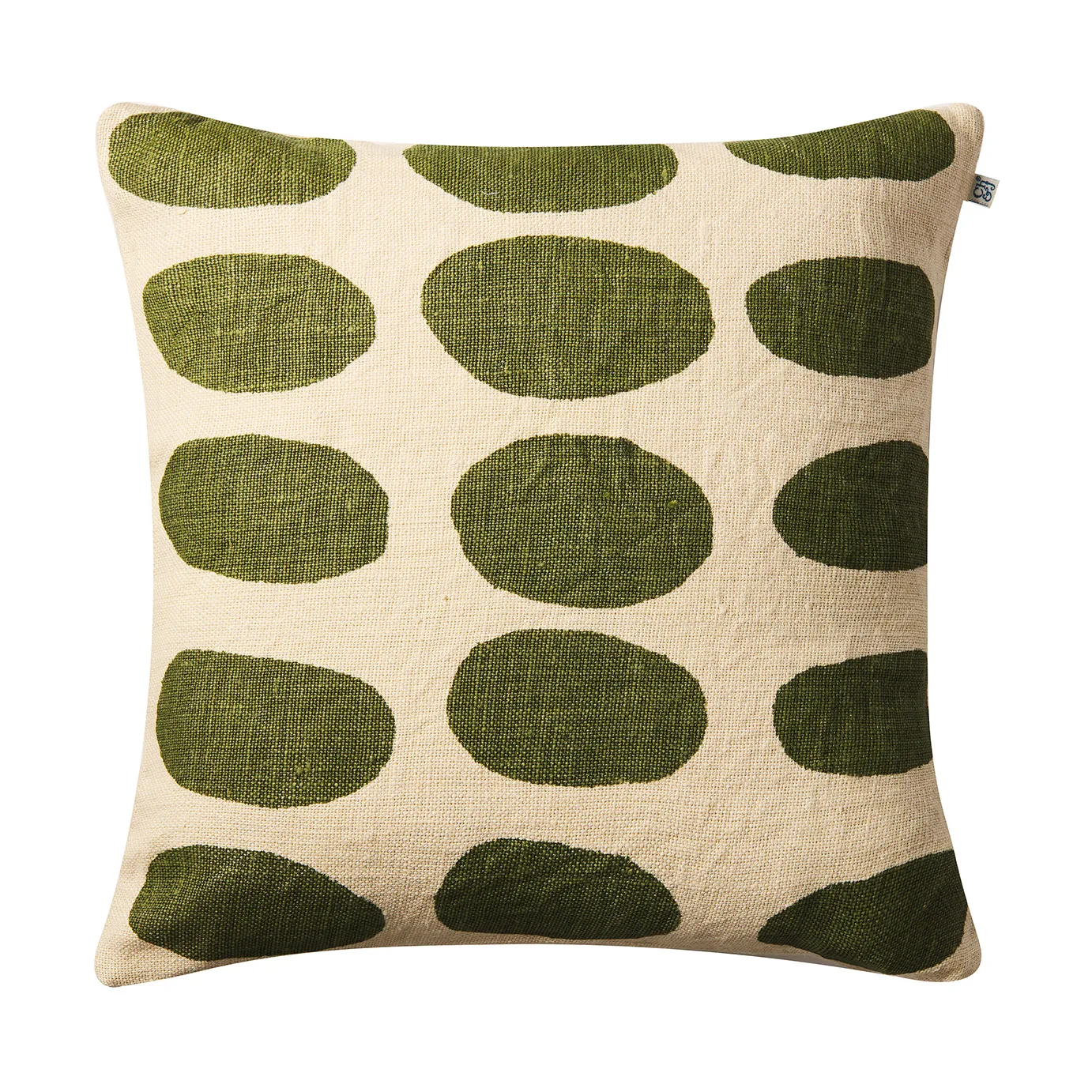 Chhatwal & Jonsson Housse de coussin Asim cm Beige-cactus green