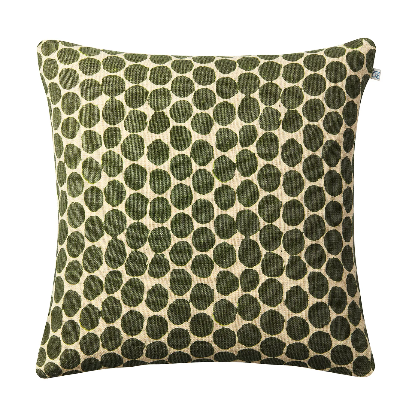 Chhatwal & Jonsson Housse de coussin Dot Ari cm Beige-cactus green