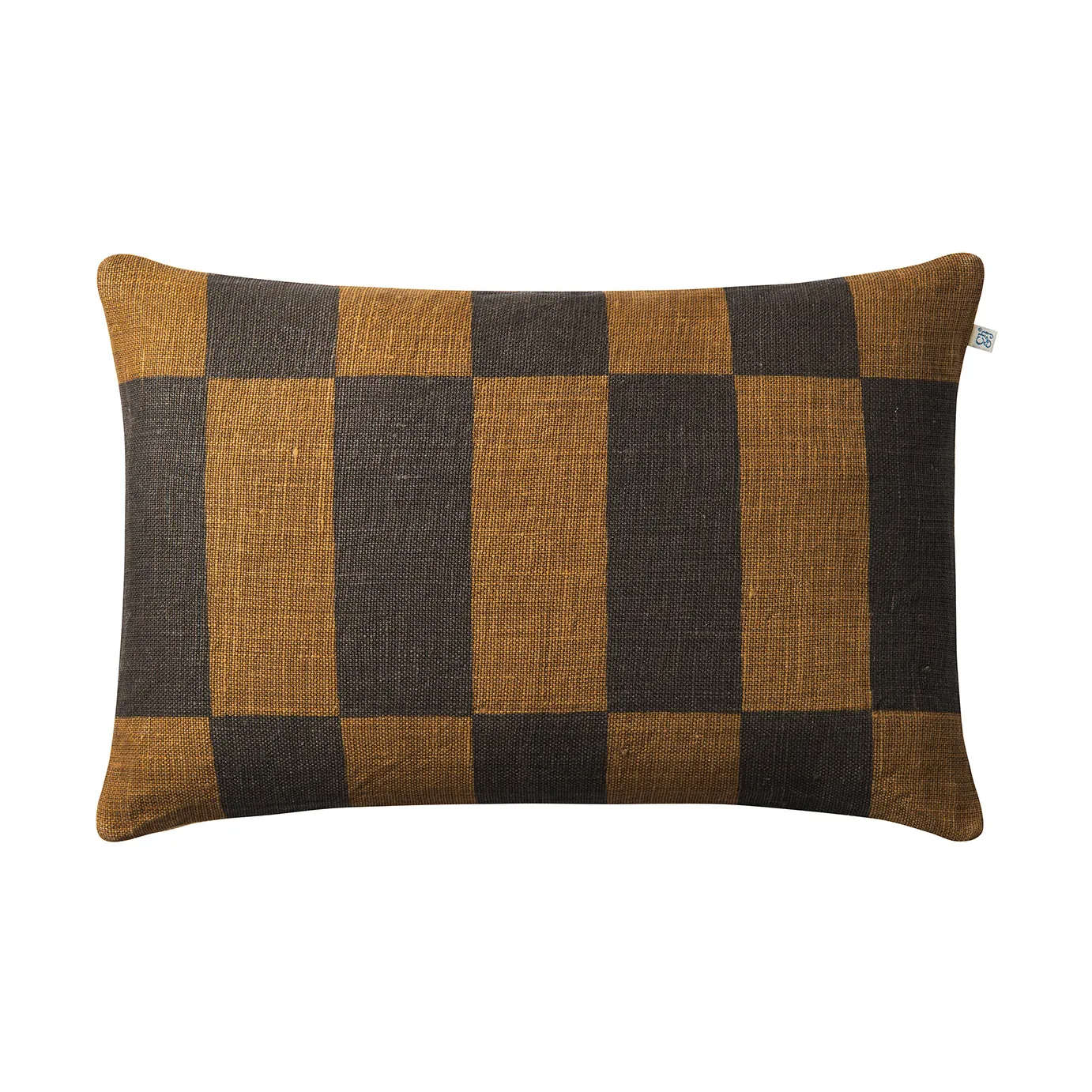 Chhatwal & Jonsson Housse de coussin Samar cm Dark brown-taupe