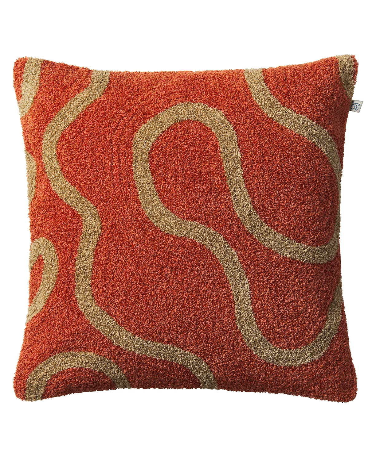 Chhatwal & Jonsson Housse de coussin Swati cm Apricot orange-sand