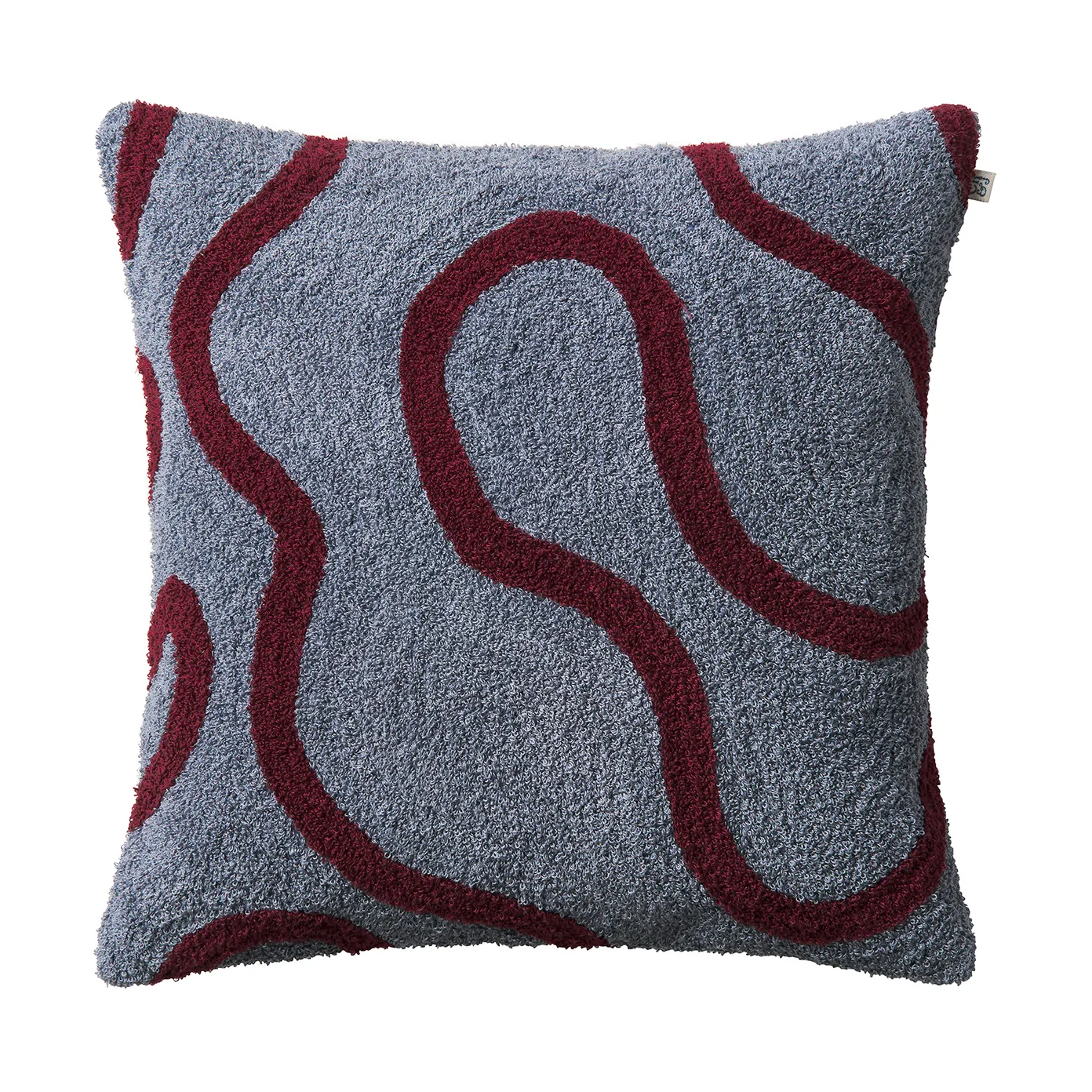Chhatwal & Jonsson Housse de coussin Swati cm Dusty blue-ruby