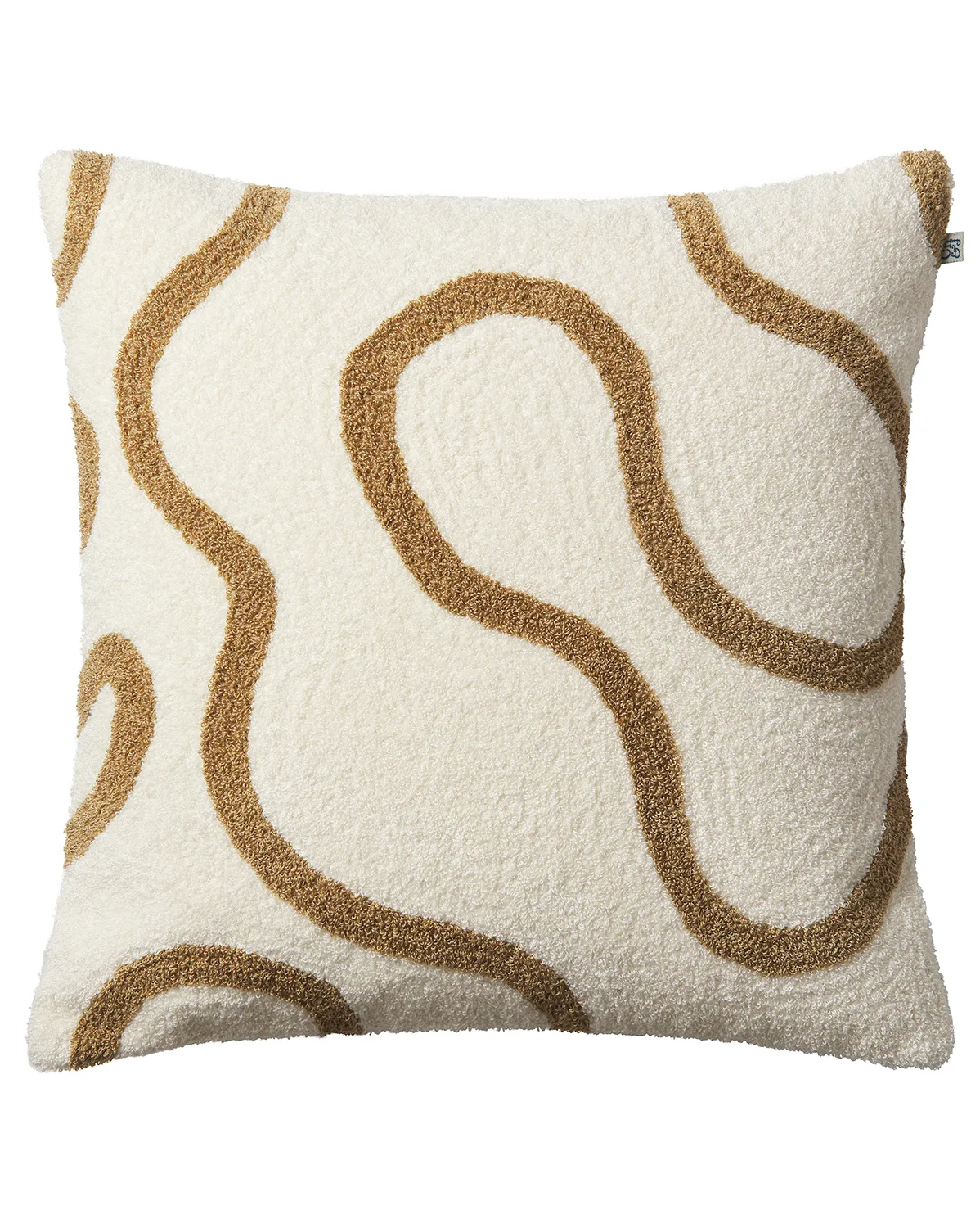 Chhatwal & Jonsson Housse de coussin Swati cm Off white-sand