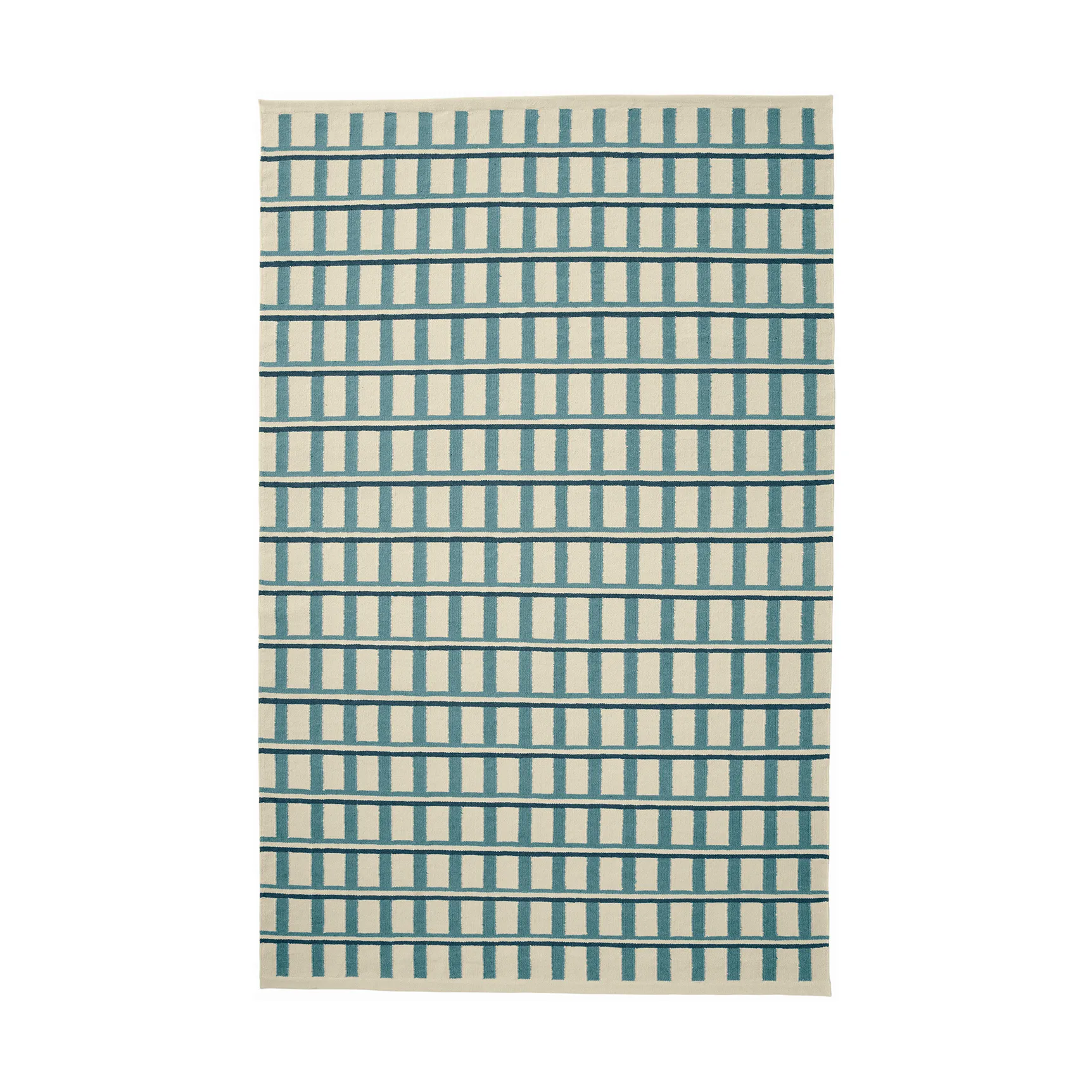 Chhatwal & Jonsson Tapis en laine Mysore cm Off white-heaven blue