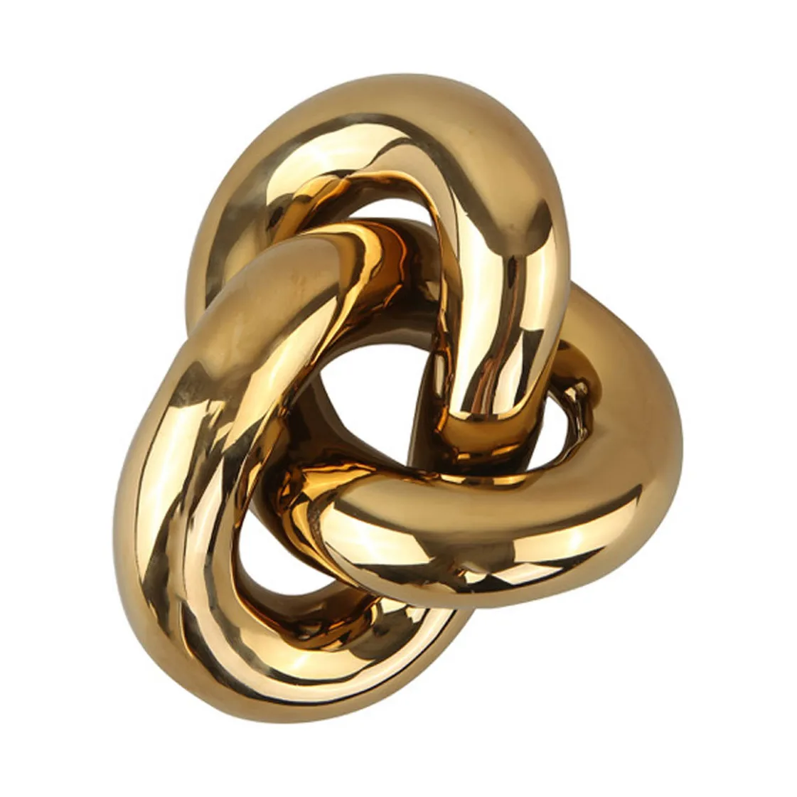 Cooee Design Décoration Knot Table Large Light Gold